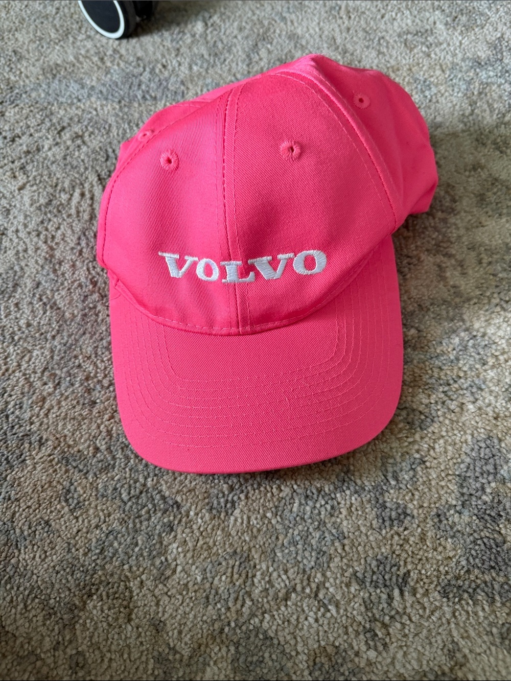 Port and Company Bright Pink VOLVO Embroidered Cap